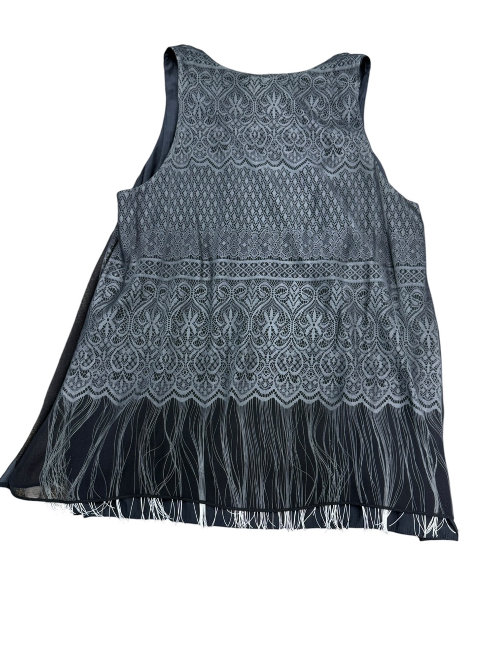 Lola & Sophie Navy One-Piece Swimsuit with Lace-Style Overlay